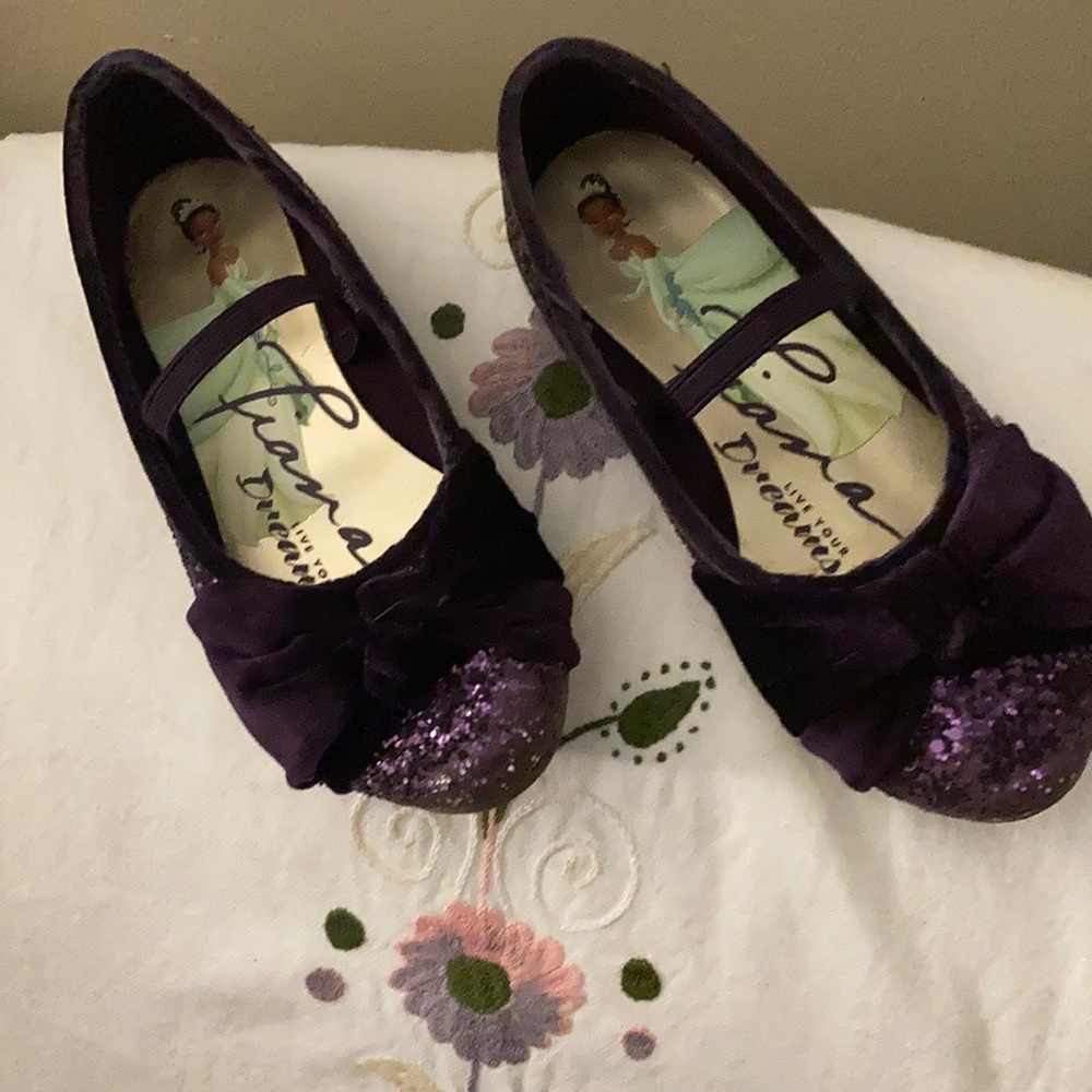 Princess Tiana Sparkle Purple Shoes